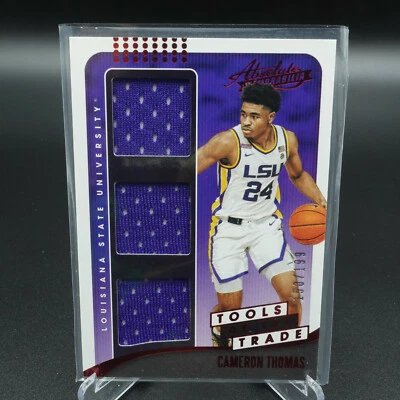 $49.95 • Buy 2020-21 Nba Panini Chronicles Draft Picks Cameron Thomas Tools Of The Trade /199