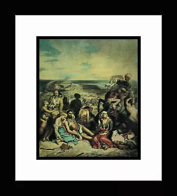 DELACROIX • Custom Framed 'The Massacre Of Chios' Art Print • $69.95