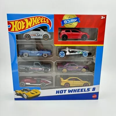 HOT WHEELS 8 PACK 🏁 EXCLUSIVE Red VW Golf Gold Honda Civic Si 82 Nissan Skyline • $17.99