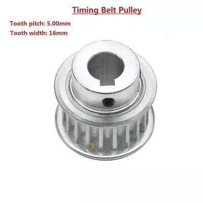 5M 15T-80T Timing Belt Pulley With Step/Keyway Bore 8-25mmFor 15mm Width Belt • $13.99