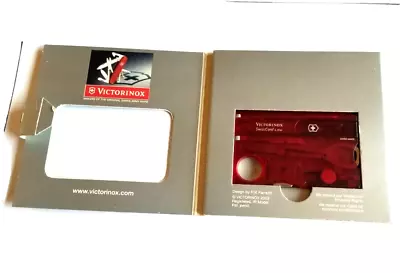 Victorinox  SwissCard Lite Multi-tool Ruby 2003  Collectible Box 2003 IR Model • $45