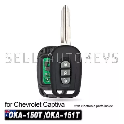 For Chevrolet Captiva 2008-2013 3 Buttons Complete Remote Control Car Key Fob • $29.40