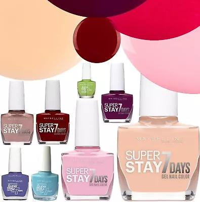 Maybelline - SuperStay 7 Days Gel Nail Polish 10ml - ** Various Shades ** • £3.95