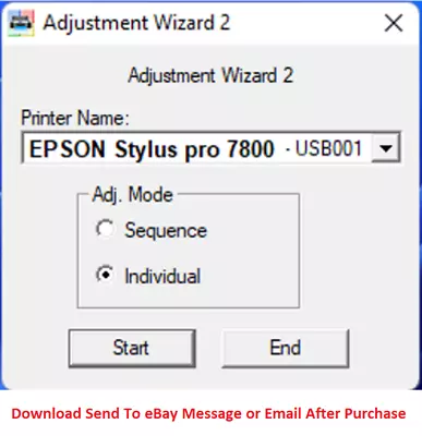 Epson Plotter Service Program Stylus Pro 7800 • $15