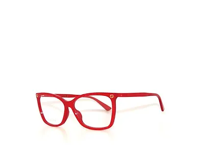 Gucci GG0025O 0025 004 56 Red Eyeglasses 0025O • $254.75