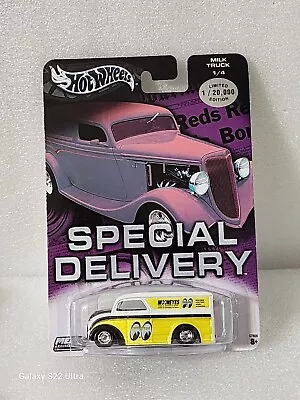 2004 Hot Wheels MILK TRUCK  Special Dairy Delivery MOONEYES 1/4 • $89.99