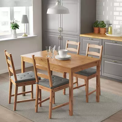 IKEA Table And 4 Chairs Antique Stain (502.111.04) New Free Shipping! • $349.99