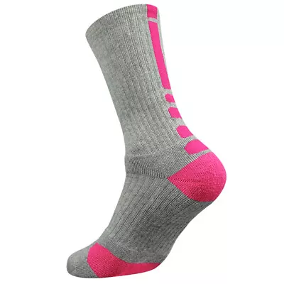 Men Professional Thicken Socks Sport Basketball Elite Sport Socks Soft 6Colors • $5