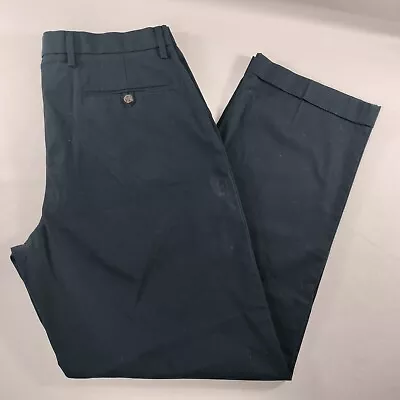 Dockers Khakis Relaxed Fit Blue Pleated Cuffed Pants Mens Size Actual 36x33 • $19.97