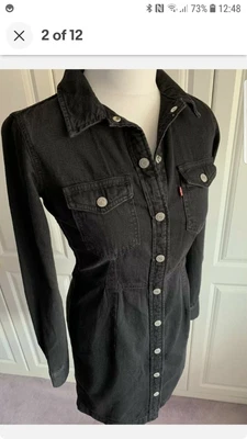 £20 • Buy Levis Black Denim Dress Size Xs