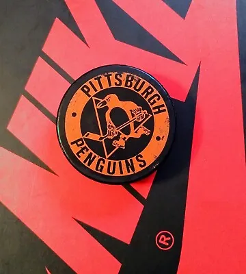 Pittsburgh Penguins NHL Duke Kräusened Beer Vintage 70s Hockey Puck - Rare! • $100