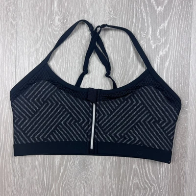 $14.95 • Buy Lorna Jane Womens Black Crop Top Sports Bra Size M Approx
