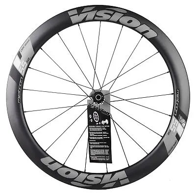 VISION 55 SL Carbon Disc Road Bicycle Tubeless Ready Shimano 11S Front Wheel • $474.05