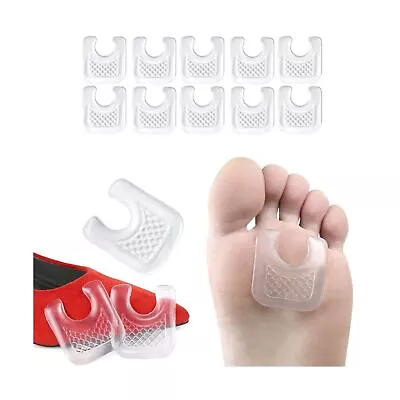 $22.37 • Buy 10 Pieces Waterproof Toe Cushions Pads, U-Shaped Gel Callus Pads From Rubbing...