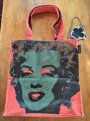 Andy Warhol Canvas Marilyn Monroe Tote Bag With Coin Purse • £60