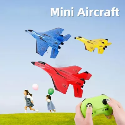 Children Remote Control Aircraft Toy Fixed Wing Aircraft Model Foam Fighter Gift • $35.88