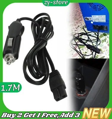 1.7M 12V DC Car Cool Box Lead Cable Car Refrigerator 2-Pin Power Extension Cord • £3.57