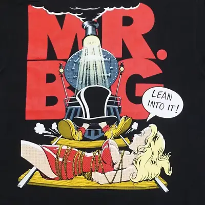 Mr. Big Lean Into It World Tour T-Shirt Short Sleeve Black Men S To 5XL BE2028 • $20.89