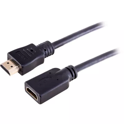 PRO2 HLV1145  HDMI Extension Lead - 0.5M Plug To Socket Adaptor Gold-Plated HDMI • $9.90