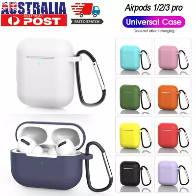 $5.99 • Buy Apple AirPods 1 2 3 Pro 2nd 3rd Generation Silicone Skin Case Cover Case Gel Au