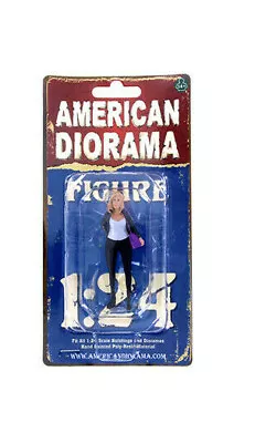 ANGELA LADIES NIGHT OUT AMERICAN DIORAMA 1:24 Scale FEMALE LADY 3  Figure • $7.09