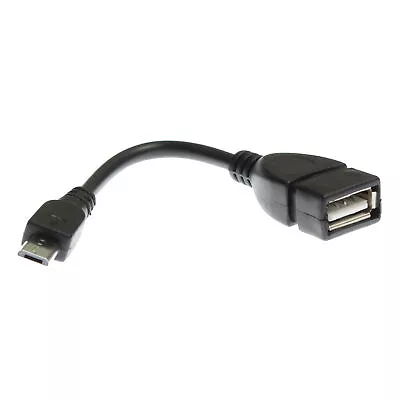 OTG USB 2.0 Adaptor Compatible With Samsung Galaxy Beam 2 SM-G3858 Smartphone • £5.99