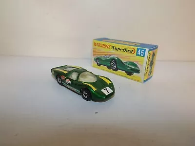 Matchbox S/f No. 45-a Ford Group 6 Met. Green Body Square '7' & Gift Set Labels • $11.50