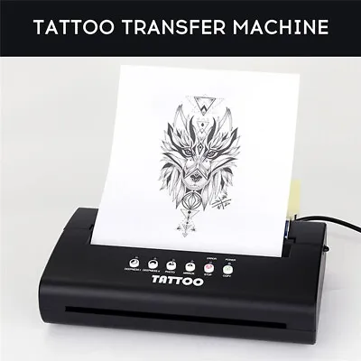 £154.84 • Buy Tattoo Transfer Stencil Machine Printer Thermal Copier Maker Line Printing Tool
