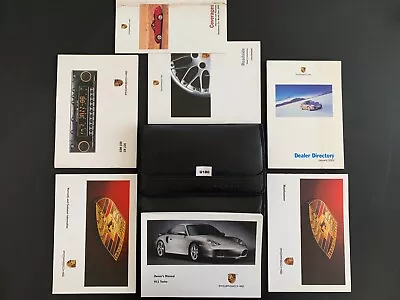 2002 Porsche 996 911 Turbo Coupe Owners Manuals Owner Service Radio Books Case • $295