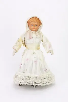 Antique German DRGM Wind Up Mechanical Rolling Dancing Doll Ca1910 • $750