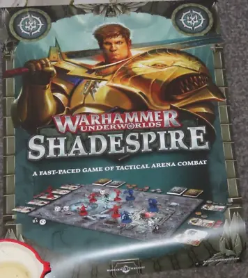Games Workshop Warhammer Underworlds Shadespire Poster A4 Promotion New Limited • £31.10