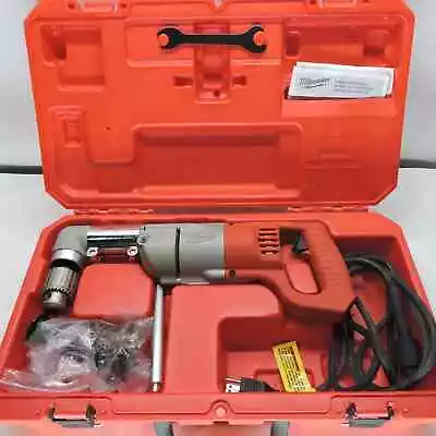 Milwaukee 7 Amp Corded 1/2 In. Corded Right-Angle Drill Kit W/ Hard Case 3107-6 • $279.99