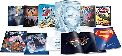 Superman I-IV 5-Film Steelbook Collection (4K UHD + Blu-ray Region Free) *NEW* • $164