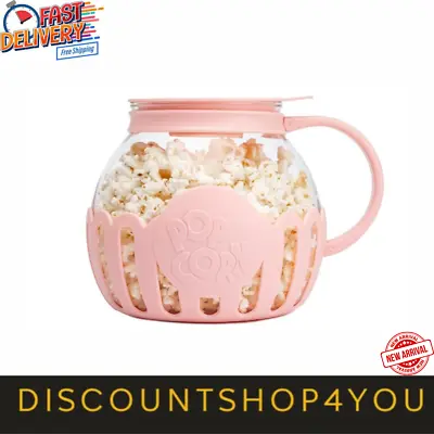 Paris Hilton Microwave Popcorn Popper Dishwasher Safe 3.3-Quart Pink • $33