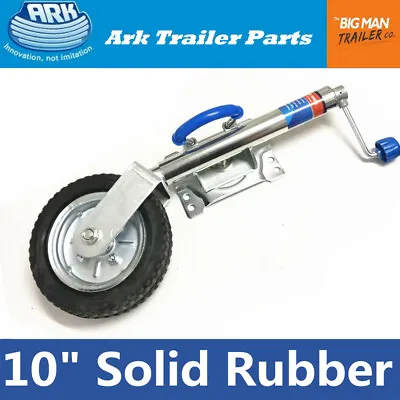 Ark 10  Jockey Wheel Swivel U Bolt Fixed Bracket For Trailer Off Road • $165