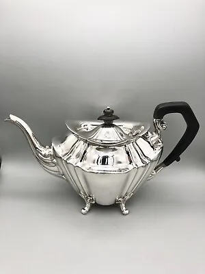 Large Victorian Sterling Silver Teapot Joseph Rodgers & Sons Sheffield 1899 • $1648.24