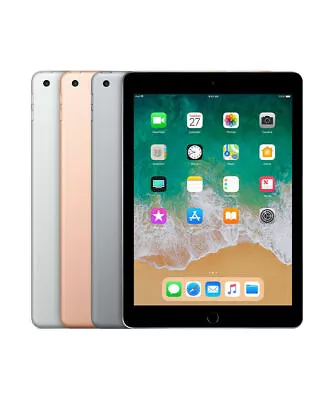 Apple IPad 6th Gen 2018/2019 9.7  32GB 128GB Wi-Fi Or Wi-Fi + 4G GOOD USED • £139.99