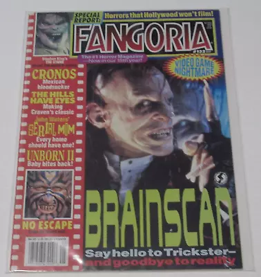 Fangoria Horror Magazine #132 1994 Brainscan Cronos Serial Mom Unborn II • $10