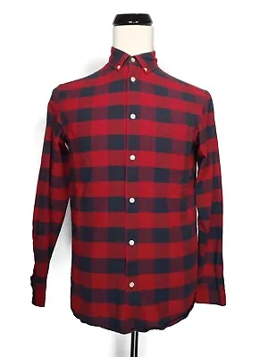 $10.49 • Buy H&M Label Of Graded Goods Long Sleeve Button Up Collared Casual Shirt Size S