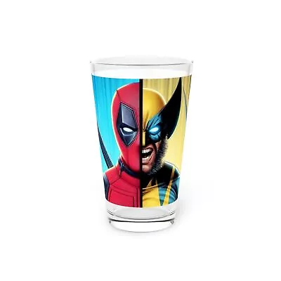 Marvel Deadpool And Wolverine Pint Glass 16oz • $24.95