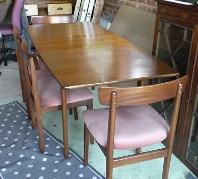 £600 • Buy Younger Teak Extending Dining Table And Four Chairs Vintage 71  Overall Length 