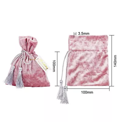 Velvet Candy Storage Drawstring Tassel Bag Jewelry Gift Storage Pouches • $1.86