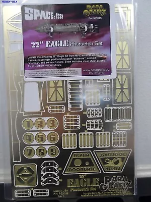 $39.99 • Buy PARAGRAFIX 1/48 Space 1999: Eagle 22  Transporter Photo-Etch Set For MPC PGX199