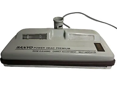 Vintage RARE SANYO Bag VACUUM CLEANER Powerhead Only Works Green/gray Ph2021-A • $59.99