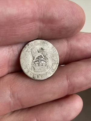 £1.99 • Buy Great Britain 1921 King George V .500 Silver Sixpence / 6d Coin