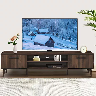 DC DiClasse Entertainment Center Console For 50/55/68  TV Wooden Stand W/Shelves • $155.99