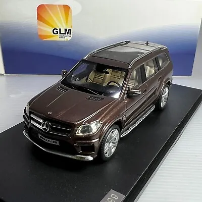 1/43 GLM Mercedes-Benz AMG GL63 X 166 2013 Brown Metallic GLM205201 • $109.99