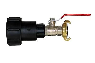 IBC TANK 10CM EXTENDER S60X6 60MM COARSE THREAD To 1/2  LEVER VALVE GEKA OUTLET • £13.39