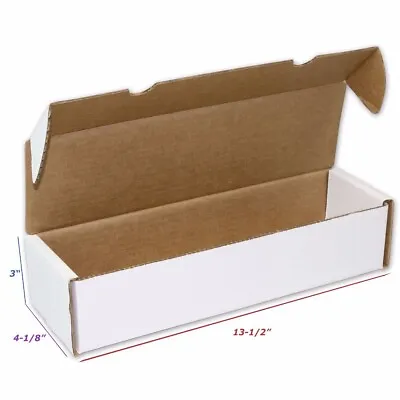 BCW Cardboard Card Box 1000 Count Hold Baseball Trading MTG Gaming Storage W Lid • $6.62