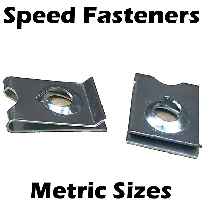 Speed Fasteners Metric Size M4 M5 M6 U Clips Auto Captive Nut Clip Self Tapping • £2.99